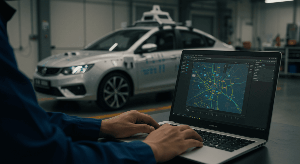 Autonomous Vehicle Using Autoware
